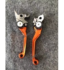 SX125 SX144 SX150 SX250 F SX350 F SX450 F XC530 RW EXC125 SX125 EXC200 KTM Manete Flexibile Ambreiaj Frana CNC Portocaliu R81...