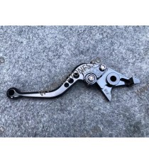 Honda CB600 F Hornet CBR600 F CBR650 NC700 S VFR750 F VFR800 CBR900 CBF1000 Maneta Scurt Frana Classic Negre Cu Cheieta Negru...