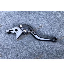 Honda CB600 F Hornet CBR600 F CBR650 NC700 S VFR750 F VFR800 CBR900 CBF1000 Maneta Scurt Frana Classic Negre Cu Cheieta Negru...