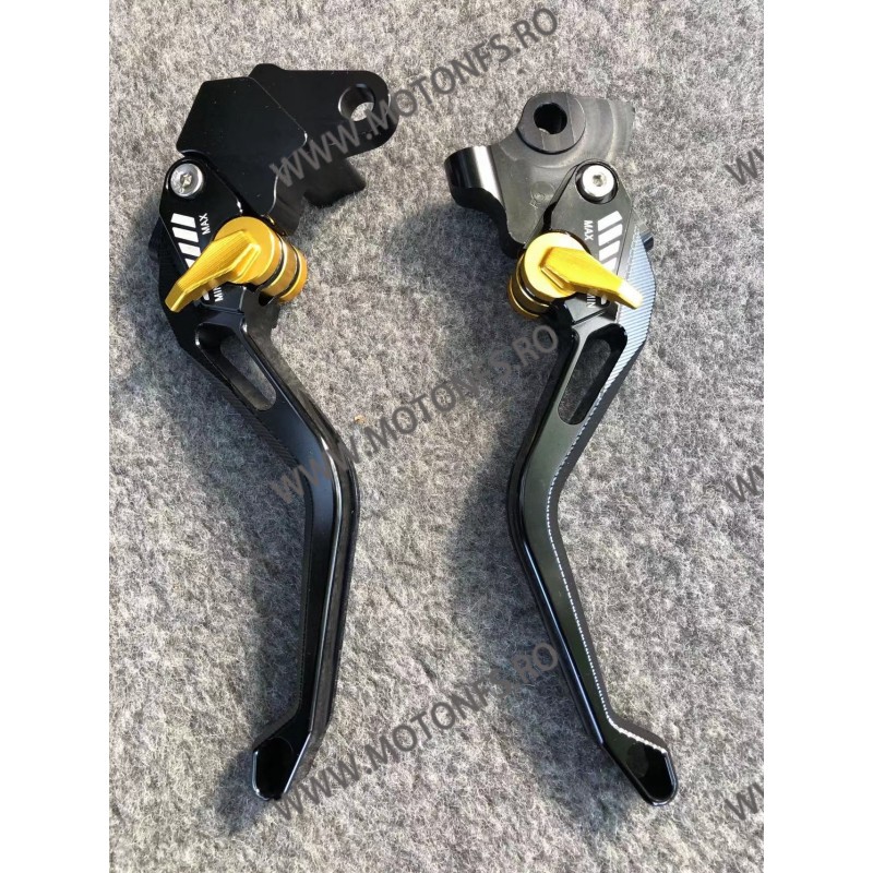YZF-R125 2008-2013 FZ16 2012-2013 Manete Scurte Ambreiaj Frana 5D Negru Cu Cheieta Auriu MS5DNA-R3-R15L Manete CNC Dedicat Y... YZF-R125 2008-2013 FZ16 2012-2013 Manete Scurte Ambreiaj Frana 5D Negru Cu Cheieta Auriu MS5DNA-R3-R15L Manete CNC Dedicat Y...
