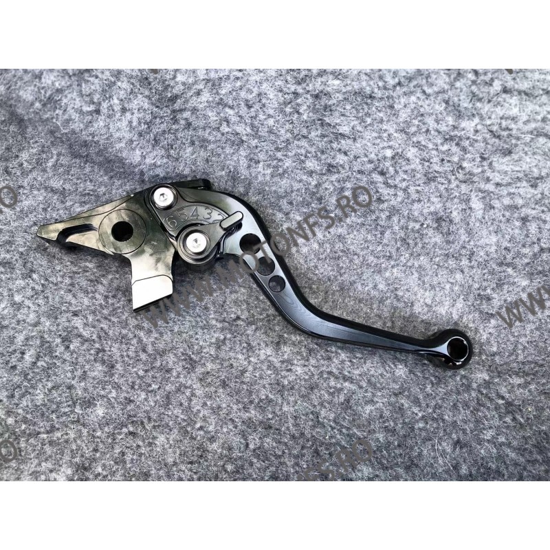 ER-6f 650 ER-6n 650 2009-2016 KLE650 Versys 2009 - 2014 Kawasaki Manete Scurta Frana Classic Negru MFSN-F44  Manete CNC Dedic...