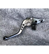 ER-6f 650 ER-6n 650 2009-2016 KLE650 Versys 2009 - 2014 Kawasaki Manete Scurta Frana Classic Negru MFSN-F44  Manete CNC Dedic...