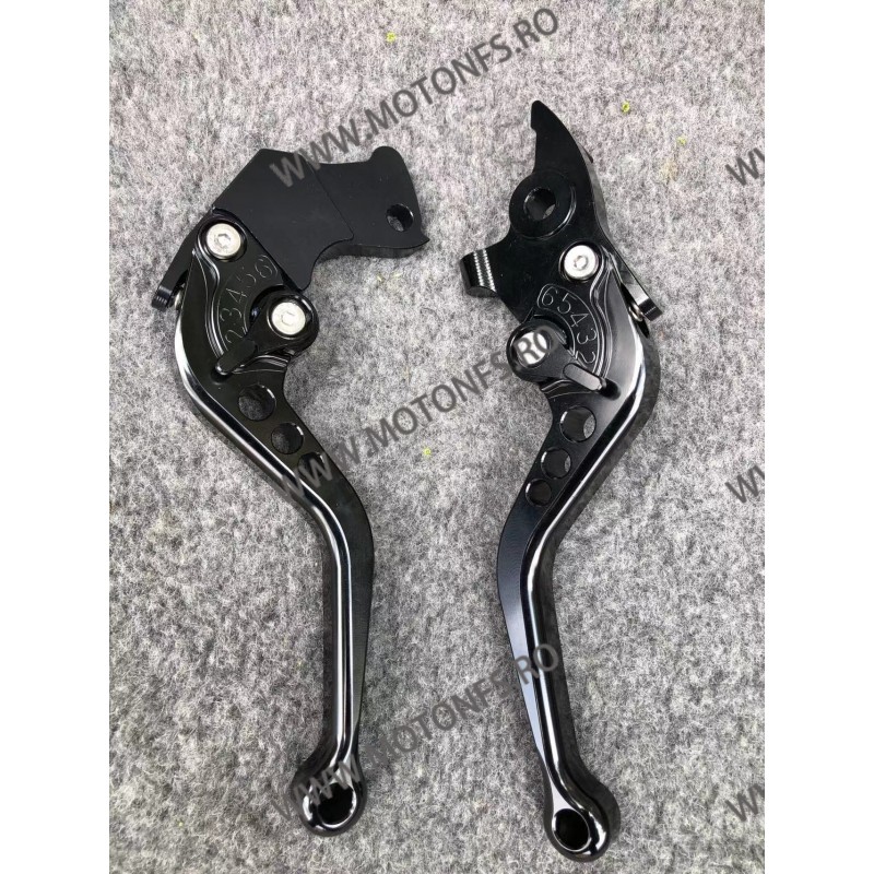 390 Duke/RC390 200 Duke/RC200 RC125 RC125/125 Duke KTM BAJAJ Husqvarna Manete Scurte Ambreiaj Frana Classic Negru MSN-FK12/DK...