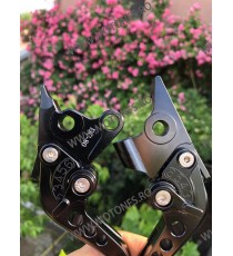 Aprilia CAPONORD / ETV1000 RST1000 FUTURA /MOTO GUZZI GRISO BREVA 1100 Manete Scurte Ambreiaj Si Frana Classic Negru MSN-F16/...