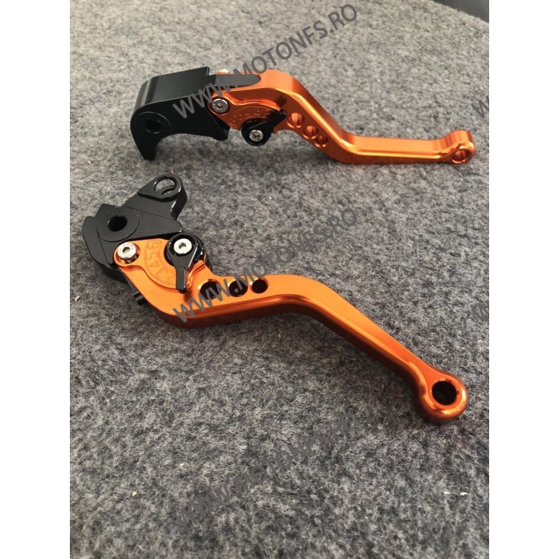 CBR1000RR 2004-2007 CB1000R 2008-2016 Manete Scurt Ambreiaj Frana Classic Portocaliu Cu Cheieta Negru MSPOR-F33/H33  CBR1000R...