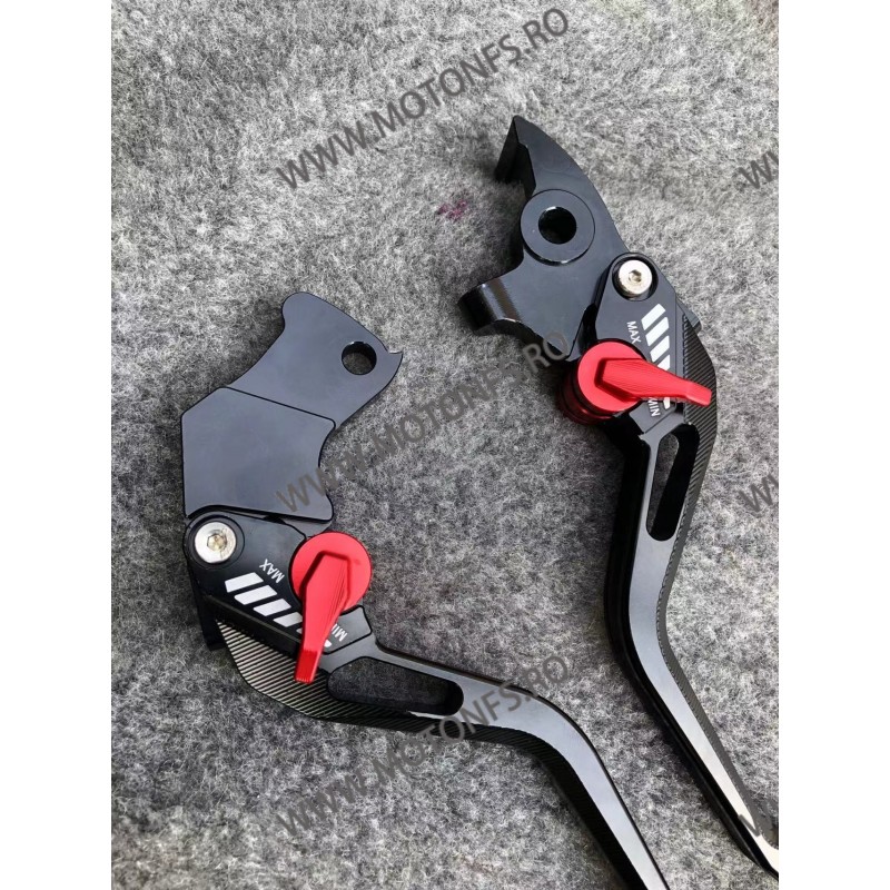 390 Duke/RC390 200 Duke/RC200 RC125 RC125/125 Duke KTM BAJAJ Husqvarna Manete 5D Ambreiaj Frana Negru MSRO5D-FK12/DK12  Manet...