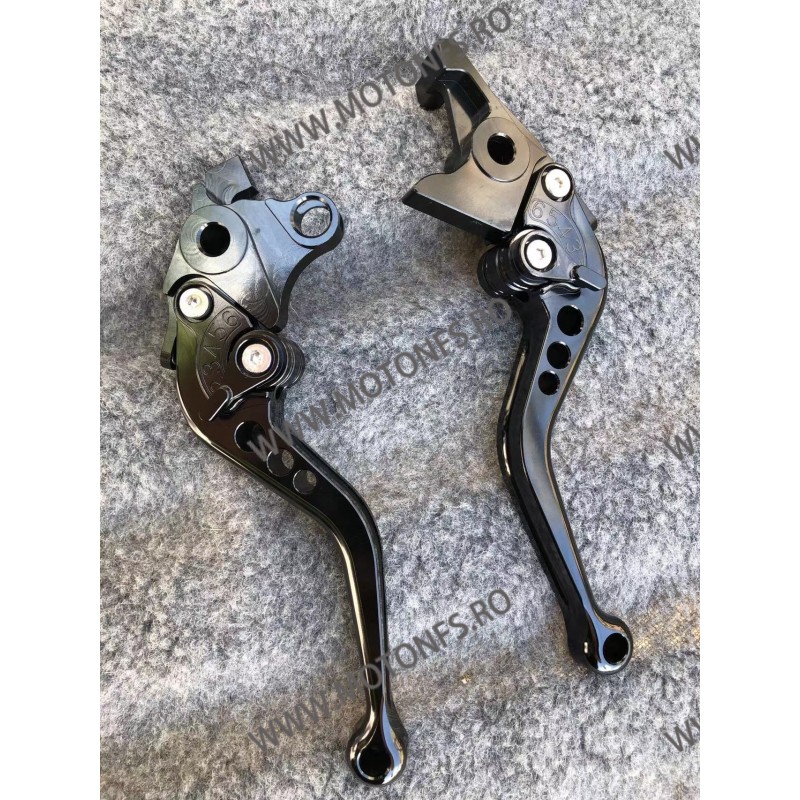 HAYABUSA/GSXR1300 2008-2017 Suzuki Set Manete Scurte Ambreiaj Frana Classic Negre Cu Cheieta Negre MSN-F41/S14  Manete CNC De...