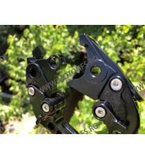 HAYABUSA/GSXR1300 2008-2017 Suzuki Set Manete Scurte Ambreiaj Frana Classic Negre Cu Cheieta Negre MSN-F41/S14  Manete CNC De...