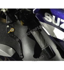 HAYABUSA/GSXR1300 2008-2017 Suzuki Set Manete Scurte Ambreiaj Frana Classic Negre Cu Cheieta Negre MSN-F41/S14  Manete CNC De...