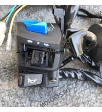 Comenzi Ghidon 2 Buc 22mm Cu Soc Manual Bloc Lumini Moto ATV Cafe Racer 2 bucati Stanga Si Dreapta NQD5D  Comenzi Ghidon 95,0...