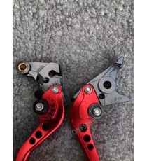 R1 2002 2003 R6 1999-2004 FZ1 FAZER FZS 1000 Yamaha Yzf Manete Scurte Ambreiaj Frana Classic Rosu MSRO-F14/Y688  Manete CNC D...