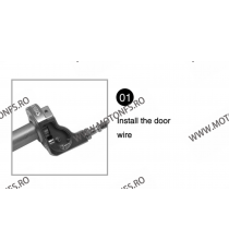 Mâner de accelerație Rapid + cablu de accelerație Motocicletă 22 mm CNC Aluminiu Quick Twister... ARM8012  Acceleratie 150,00...