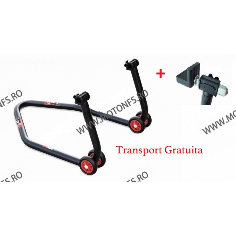 LV8 Standere cu adaptoare L Spate, Gifts for STREETBIKERS Universal rear stand LV8 DIAVOL E620D+E620/09 with rubber cursor ki...