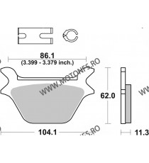 SBS - Placute frana spate AMERICAN V-TWIN - SINTER 669H.LS 585-669-1 SBS Placute Frana SBS 300,00 lei 270,00 lei 252,10 lei 2...
