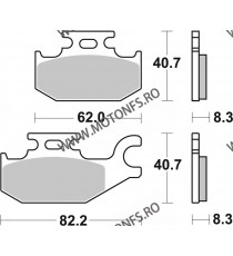 SBS - Placute frana fata Stanga OFFROAD - SINTER 835SI 550-835 SBS Placute Frana SBS 115,00 lei 115,00 lei 96,64 lei 96,64 lei