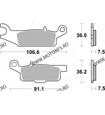 SBS - Placute frana Fata Dreapta OFFROAD - SINTER 849SI 550-849 SBS Placute Frana SBS 115,00 lei 115,00 lei 96,64 lei 96,64 lei