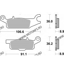 SBS - placute frana spate 852SI Offroad Sinter 550-852 SBS Placute Frana SBS 115,00 lei 115,00 lei 96,64 lei 96,64 lei