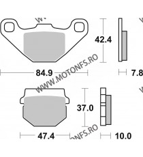 SBS - Placute frana fata SCOOTER - CERAMIC 102HF 548HF 556-102 SBS Placute Frana SBS 90,00 lei 90,00 lei 75,63 lei 75,63 lei