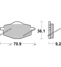 SBS - Placute frana Fata SCOOTER - CERAMIC 107HF 556-107 SBS Placute Frana SBS 90,00 lei 90,00 lei 75,63 lei 75,63 lei