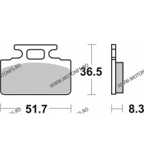 SBS - Placute frana fata SCOOTER - CERAMIC 110HF 618HF 556-110 SBS Placute Frana SBS 90,00 lei 90,00 lei 75,63 lei 75,63 lei