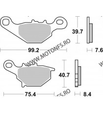 SBS - Placute frana fata - CERAMIC 122HF 702HF 556-122 SBS Placute Frana SBS 90,00 lei 81,00 lei 75,63 lei 68,07 lei -10%