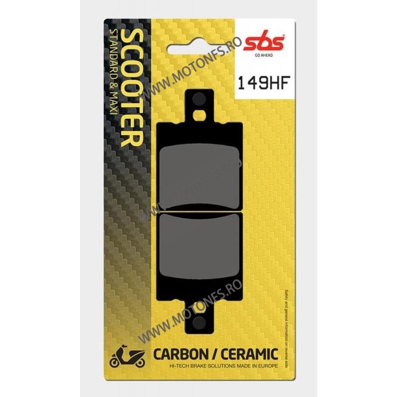 SBS - Placute frana fata SCOOTER - CERAMIC 149HF 744HF 556-149 SBS Placute Frana SBS 60,00 lei 54,00 lei 50,42 lei 45,38 lei ...