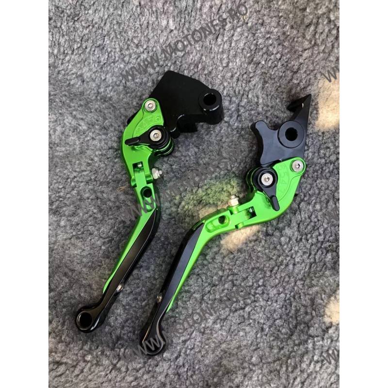 NINJA 300R VERSYS 300X NINJA 300R/Z300 NINJA 250R Z250SL Ninja 400 Kawasaki Manete Ambreiaj Frana Rabatare Si Prelungire Verd...