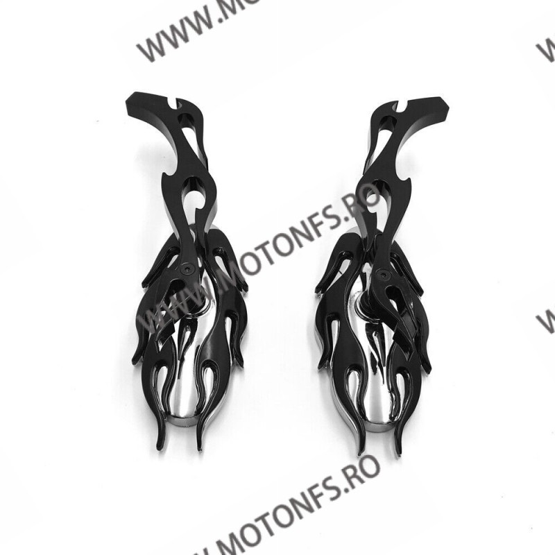 Set 2 buc oglinzi retrovizoare moto Universal pentru cruiser chopper Negru / Chrome OG350-002 Oglinzi Retrovizoare Universal... Set 2 buc oglinzi retrovizoare moto Universal pentru cruiser chopper Negru / Chrome OG350-002 Oglinzi Retrovizoare Universal...