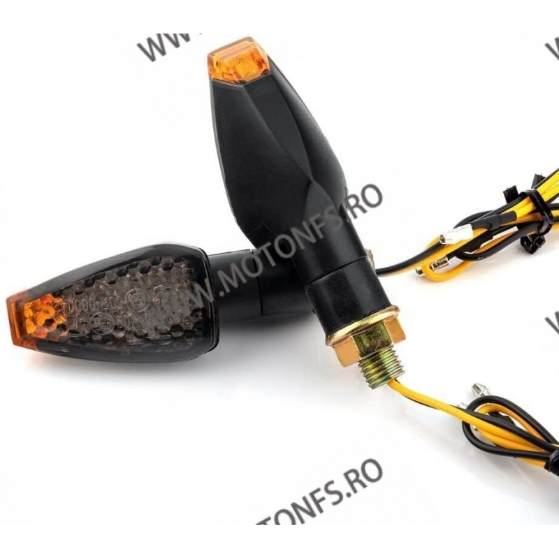 Set 2 Buc Semnale 14 LED Omologat ( E50 ) moto / motocicleta / scuter / atv / universale CODSMSA232961 CODSMSA232961  Semnali...