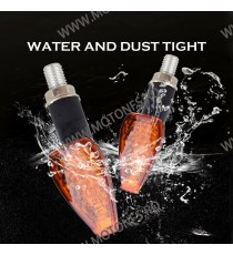 Set 2 Buc Semnale 14 LED Omologat ( E50 ) moto / motocicleta / scuter / atv / universale CODSMSA232961 7UIGZ  Semnalizare Mot...