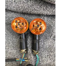 Set 2 Buc Semnale Semnalizatoare Bullet Grid Moto Cafe Racer Bobber Chopper Retro RR2R RR2R  Semnal Universale Cafe Racer Cho...