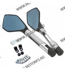 Oglinzi 2 Buc Universal CNC Negru / Rosu Pentru Motocicleta Naked Streetfighter Sport B7A91  Oglinzi Aluminiu CNC 149,00 lei ...