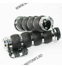 25mm Set 2Buc Mansoane Cu Capetele De Ghidon Cafe Racer Harley-Davidson Honda Suzuki Kawasaki Yamaha Cruiser Chopper Negre TR...