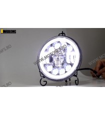 7 Inch Far Universal Moto  H4 DRL LED Omologat E9 Cafe Racer Chopper, Bobber Harley Davidson ,Jeep MS-D120  Acasa 260,00 lei ...