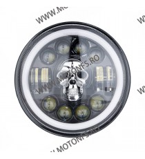 7 Inch Far Universal Moto  H4 DRL LED Omologat E9 Cafe Racer Chopper, Bobber Harley Davidson ,Jeep MS-D120  Faruri Moto Unive...