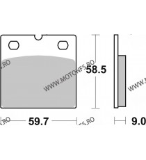 SBS - Placute frana fata STREET - CERAMIC 554HF 570-554 SBS Placute Frana SBS 120,00 lei 120,00 lei 100,84 lei 100,84 lei