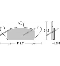 SBS - Placute frana fata STREET - CERAMIC 594HF 570-594 SBS Placute Frana SBS 155,00 lei 155,00 lei 130,25 lei 130,25 lei