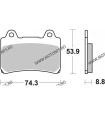 SBS - Placute frana STREET - CERAMIC 613HF 570-613 SBS Placute Frana SBS 130,00 lei 130,00 lei 109,24 lei 109,24 lei