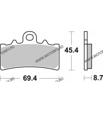 SBS - Placute frana fata STREET - CERAMIC 877HF 570-877 / SBS Placute Frana SBS 120,00 lei 108,00 lei 100,84 lei 90,76 lei -10%