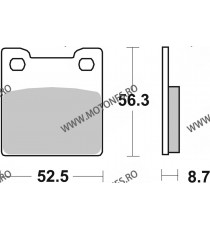 SBS - Placute frana spate STREET - SINTER 701LS 585-701 SBS Placute Frana SBS 170,00 lei 153,00 lei 142,86 lei 128,57 lei -10%