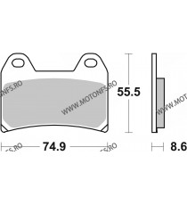 SBS - Placute frana fata STREET - SINTER 706HS 575-706 SBS Placute Frana SBS 155,00 lei 139,50 lei 130,25 lei 117,23 lei -10%