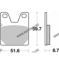 SBS - Placute frana spate STREET - SINTER 733LS 585-733 SBS Placute Frana SBS 170,00 lei 153,00 lei 142,86 lei 128,57 lei -10%