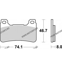 SBS - Placute frana fata STREET - SINTER 809HS 575-809 SBS Placute Frana SBS 155,00 lei 139,50 lei 130,25 lei 117,23 lei -10%