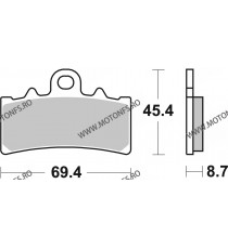 SBS - Placute frana fata STREET - SINTER 877HS 575-877 / SBS Placute Frana SBS 155,00 lei 139,50 lei 130,25 lei 117,23 lei -10%