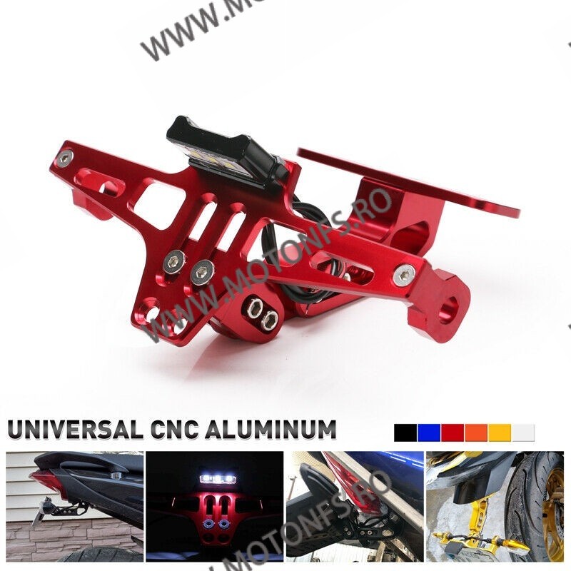 Suport Numar CNC + Lumina LED Rosu / motocicleta / scuter / atv / universal CODHPR3-2 HPZJR3-2 Suport Numar Universal Si Lum... Suport Numar CNC + Lumina LED Rosu / motocicleta / scuter / atv / universal CODHPR3-2 HPZJR3-2 Suport Numar Universal Si Lum...
