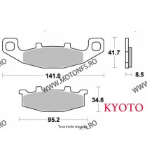 SIFAM - Placute frana KYOTO S1004A SBS 597HF, 597HS, 597LS [SEMI-METALICE] SP-S1004A KYOTO SIFAM - Placute frana 50,00 lei 50...