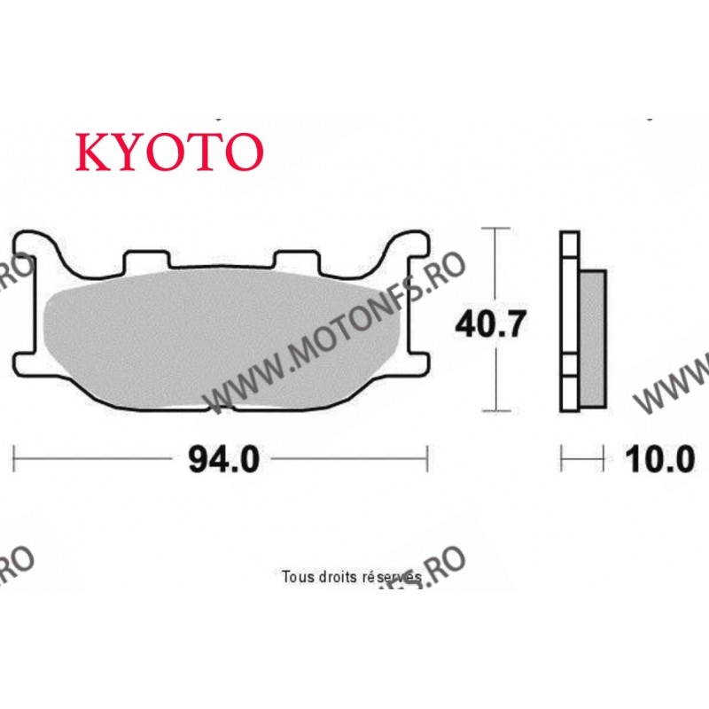 SIFAM - Placute frana fata KYOTO S1109 SBS691 [SEMIMETALICE] SP-S1109 KYOTO SIFAM - Placute frana 50,00 lei 50,00 lei 42,02 l...