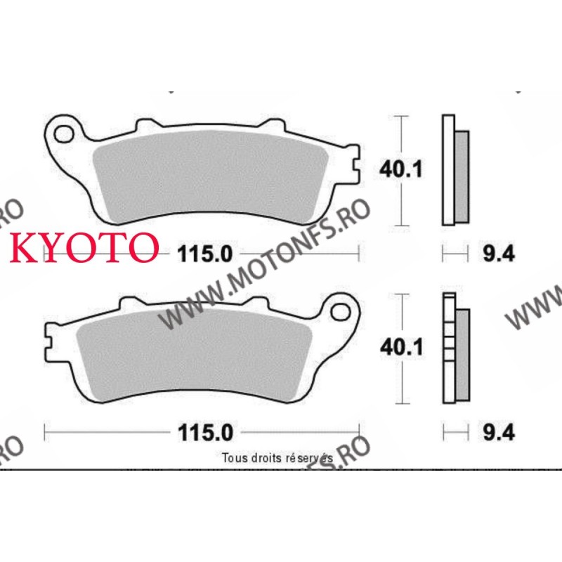 SIFAM - Placute frana KYOTO S1165 SBS 735HF, 735HS [SEMI-METALICE] SP-S1165 KYOTO SIFAM - Placute frana 50,00 lei 50,00 lei 4...