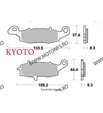 SIFAM - Placute frana KYOTO S1435 SBS 704RS, 704HF, 704HS, 704LS [SEMI-METALICE] SP-S1435 KYOTO SIFAM - Placute frana 50,00 l...