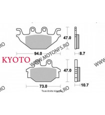 SIFAM - Placute frana spate KYOTO S1989 SBS 810SI, 810HF [SEMI-METALICE] SP-S1989 KYOTO SIFAM - Placute Frana 50,00 lei 50,00...